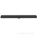 Black linear floor drain